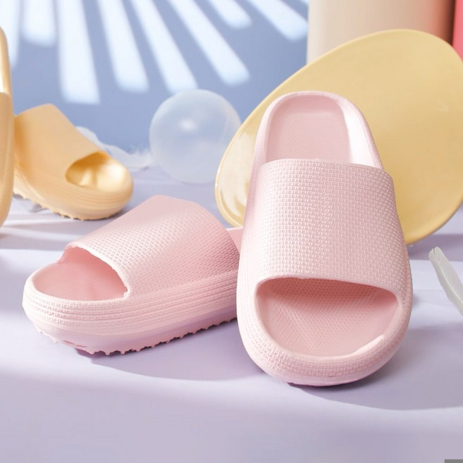 구르미 슬리퍼 층간소음 실내화 거실슬리퍼, 핑크, 1개