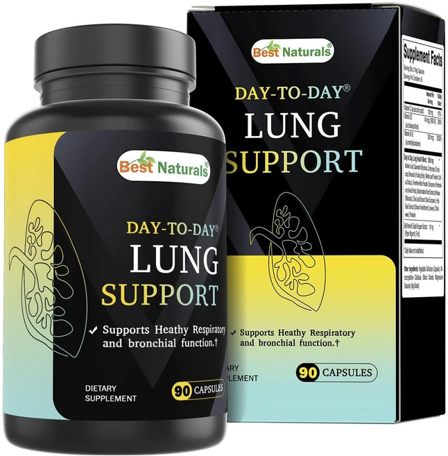 베스트네츄럴스 Day-to-Day 렁 서포트 캡슐, 1개, 90정 - 쿠팡