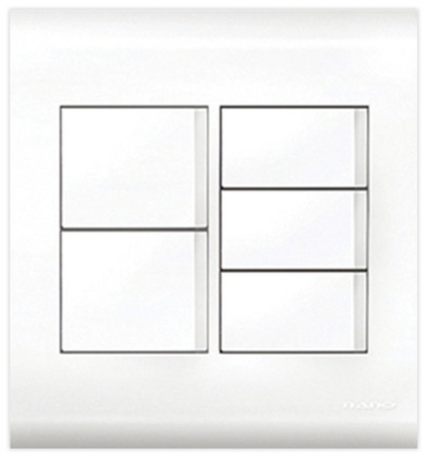 나노 오딧세이 스위치 콘센트 전기 전등 자재, 07.오딧세이 5구 스위치, 1개