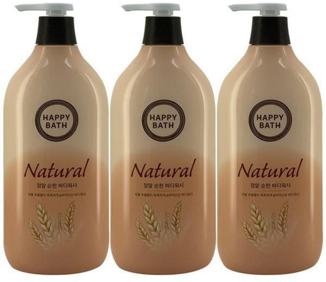 내추럴 정말 순한 타입 바디워시 900g 3개