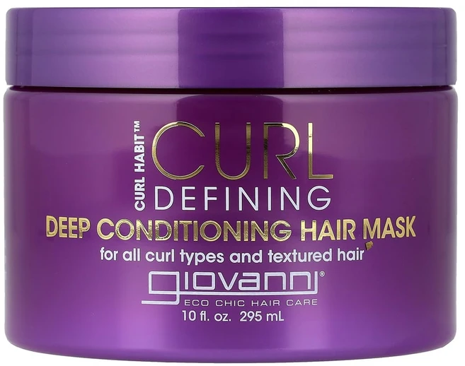 지오바니 Curl Habit 컬 디파이닝 딥 컨디셔닝 마스크 295ml(10oz), 1개, 295ml - 쿠팡