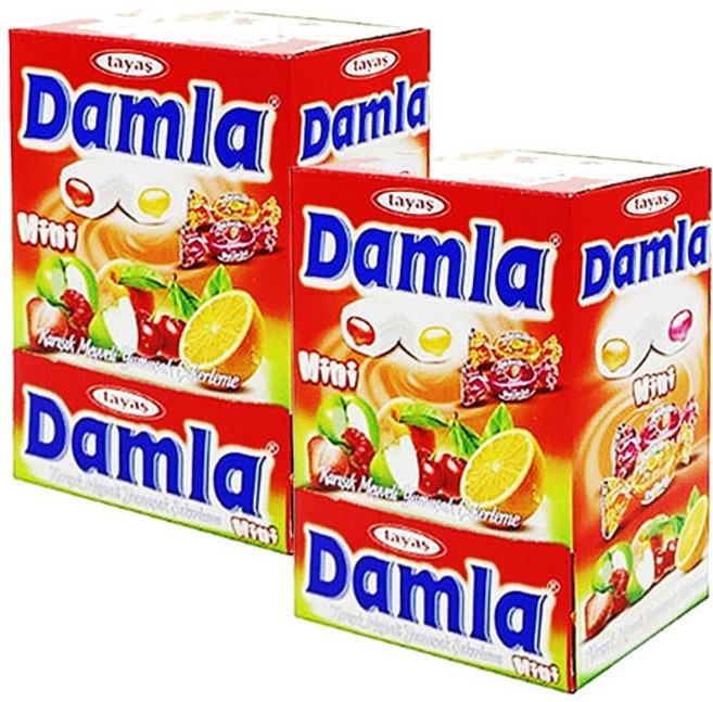 타야스 담라 어소티드 소프트 캔디 2Kg x 2개