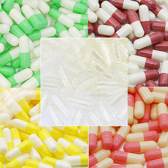 공캡슐 투명 500mg 약1000개입식용허가 분말가루 빈캡슐 사이즈다양, 1개