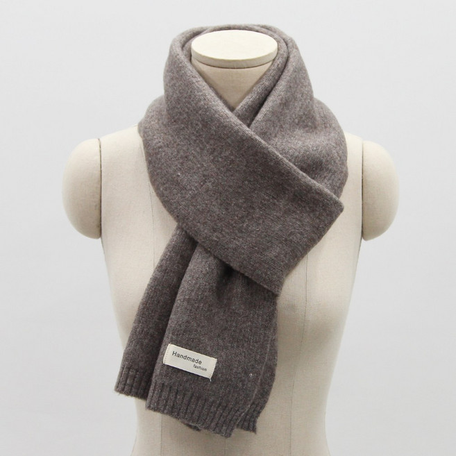 에스랑 여성 울 니트 무지 머플러 목도리 MH55