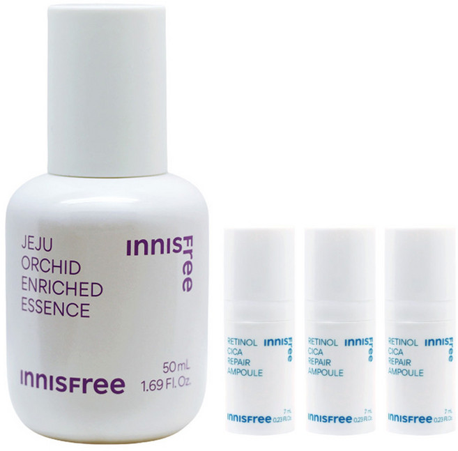 이니스프리 한란 인리치드 에센스+(시카 앰플7mlx3개 증정), 1개, 50ml