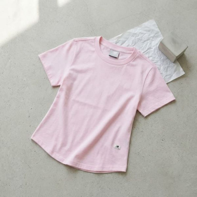 뉴발란스 NBNEG2W432 여성 에센셜 핏티드 반팔티 PINK 25