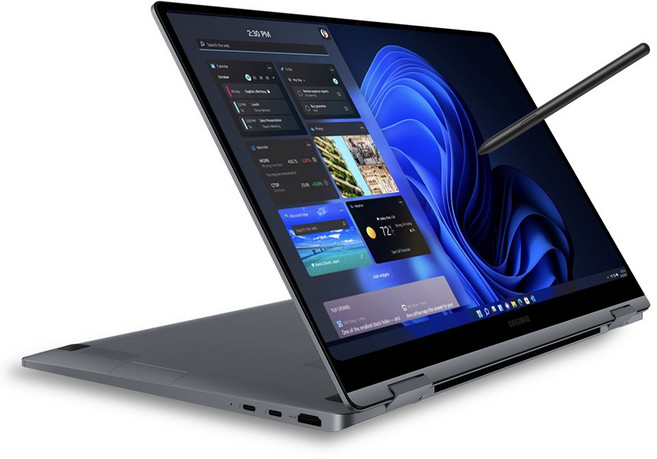 삼성 갤럭시북4 360 NT750QGQ-A51A 15.6인치 S펜동봉 2in1 최신 대학생 사무용 업무용 태블릿PC 터치 노트북 추천, 문스톤 그레이, 512GB, 16GB, WIN11 Home