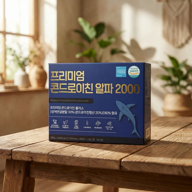 프리미엄 콘드로이친 알파 2000 180정(관절영양제), 1세트, 180정 - 쿠팡