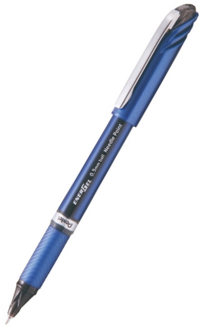 Pentel 에너겔 메탈팁 니들팁 볼펜 10개 세트, 0.5mm 블랙 3개 세트