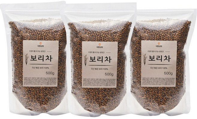 50년전통대현상회 국산 보리차 세트, 500g, 1개입, 3개