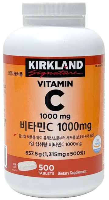 커클랜드시그니춰 비타민C, 500정, 1개