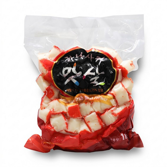 하나사키 맛살 꽃맛살 1kg 뷔페 샐러드 게맛살, 1개