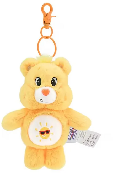 레인보우 케어베어 15CM 인형키링 삑삑이 Sanrio 플러시