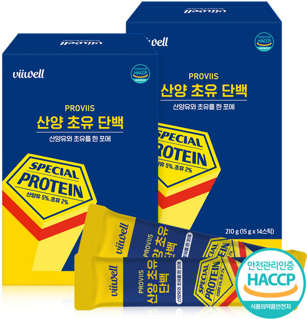 세인즈 산양유 초유단백질 분말 스틱 19종 혼합유산균포함, 210g