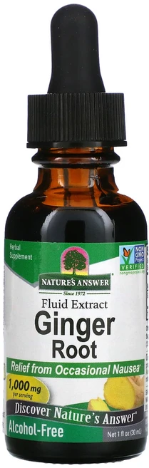 네이쳐스앤서 생강 뿌리 리퀴드 추출물 알코올 프리 1000mg 30ml 1fl oz, 1개 - 쿠팡