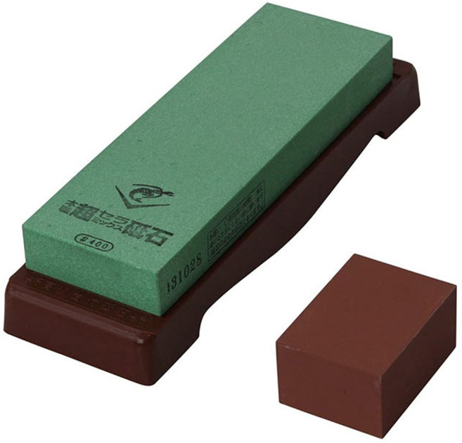 나니와 숫돌 초세라 숯돌 400방 초세라믹 칼갈이 SS-400, 1개