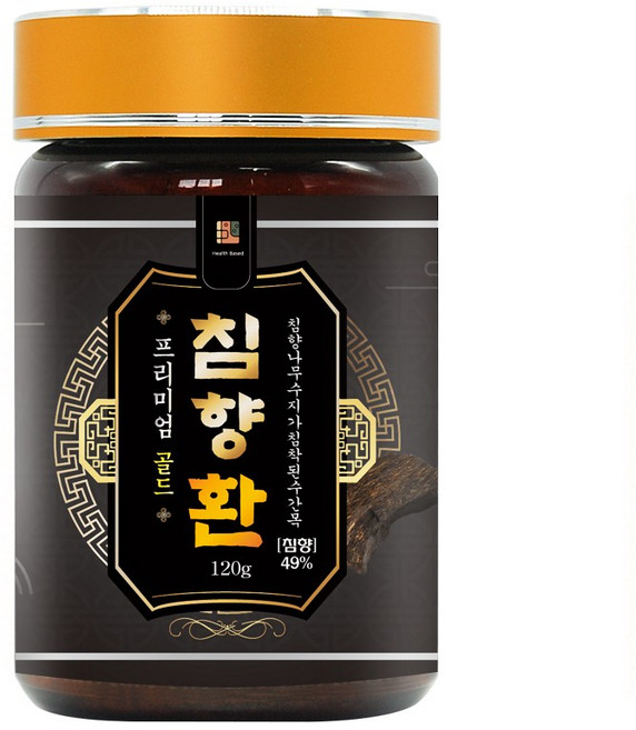 건강중심 [침향 49%] 프리미엄 골드 침향환, 1개, 120g