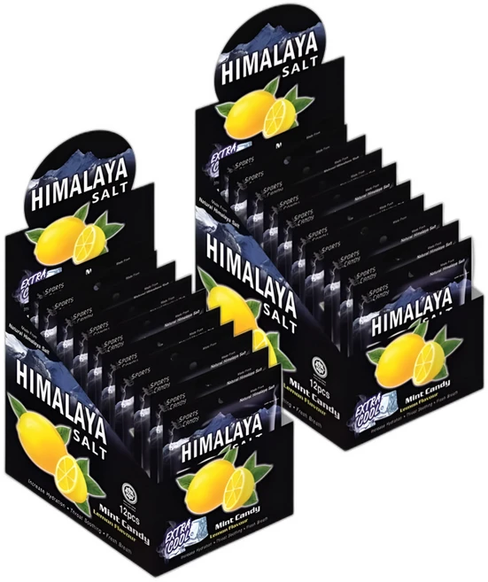 말레이시아 Himalaya Salt Candy 15g 히말라야 솔트 캔디 사탕 12팩, 24개 - 쿠팡