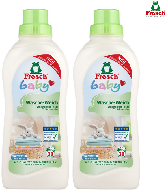 [단일]프로쉬 베이비 유아섬유유연제 750mlX2개, 2개