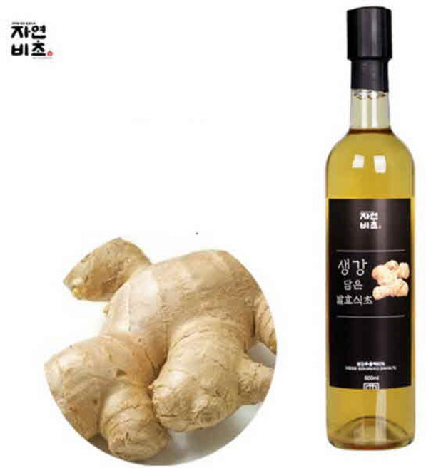 찬들마루 자연발효 생강 담은 발효식초 500ml, 1개