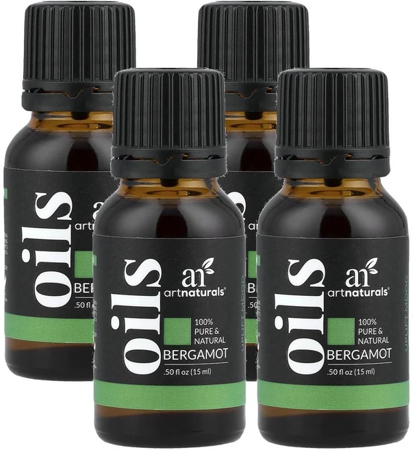 artnaturals Bergamot 베르가못 에센셜 오일 15ml x4병, 4개 - 쿠팡