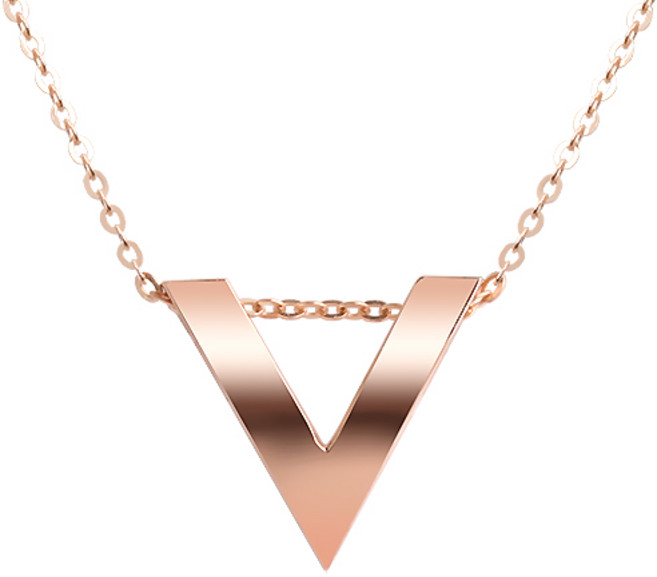 코알라주얼리 14K 시크 브이 펜던트