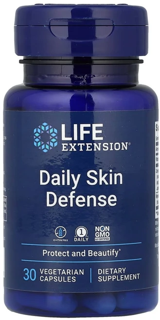 라이프익스텐션 데일리 스킨 디펜스 제로폴루션 피부장벽 30캡슐 (옵션선택추가할인) 미국직구무배, 1개, 30정 - 쿠팡