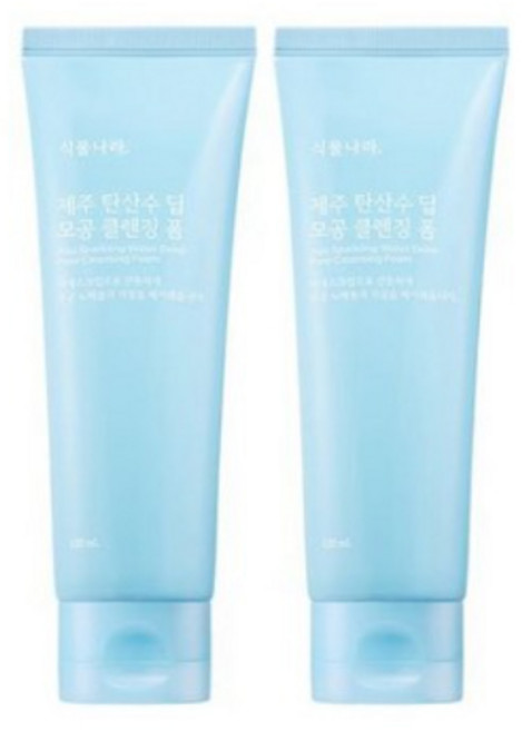 식물나라 제주탄산수 딥 클렌징폼300ml, 240ml, 1개