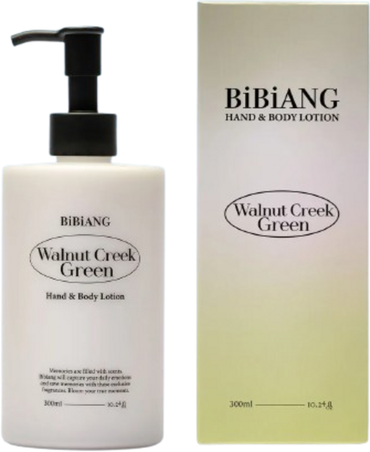 비비앙 핸드 앤 바디 로션 월넛크릭그린, 1개, 320ml