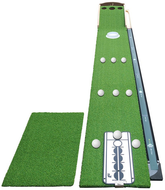 골프장 그린 그대로 고밀도 GX-16 신개념 골프 퍼팅연습기 퍼터 매트, 1.GX250C(매트 길이 2.5m), 1개