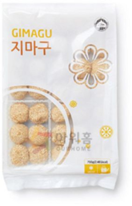 랜시푸드 지마구 x 35개 찹쌀도너츠 찰깨빵, 70g