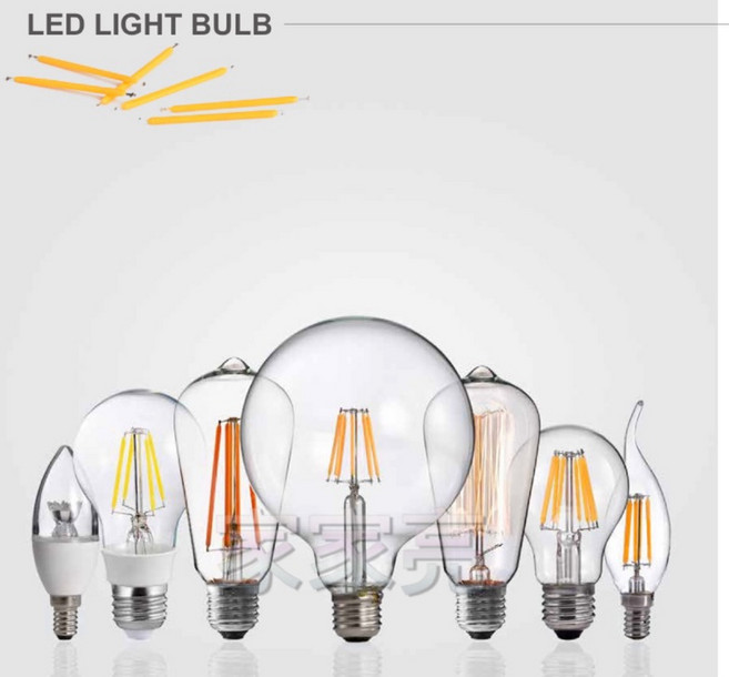 (A Light)附發票 MARCH LED 燈絲燈 E27 仿鎢絲 愛迪生 燈泡 ST64 長笛, 1個, 801-84 | 4W,3000k 黃光