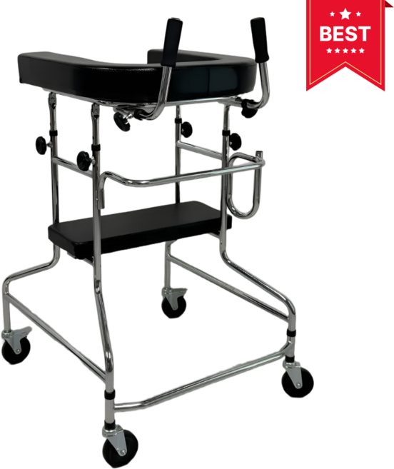 아름다운케어 노인 어르신 환자 병원 워커 보행보조기 U자보행기 어깨보행차, 1개