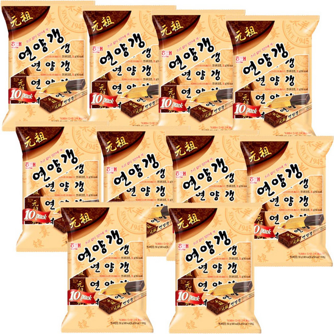 해태 연양갱, 500g, 10개