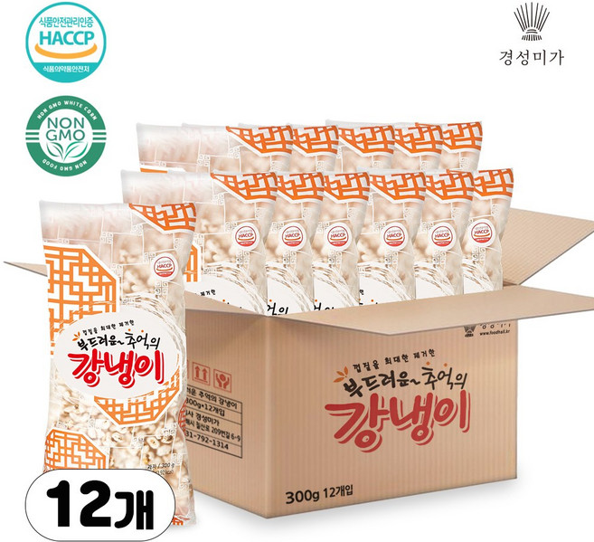 경성미가 부드러운 추억의 강냉이, 300g, 12개
