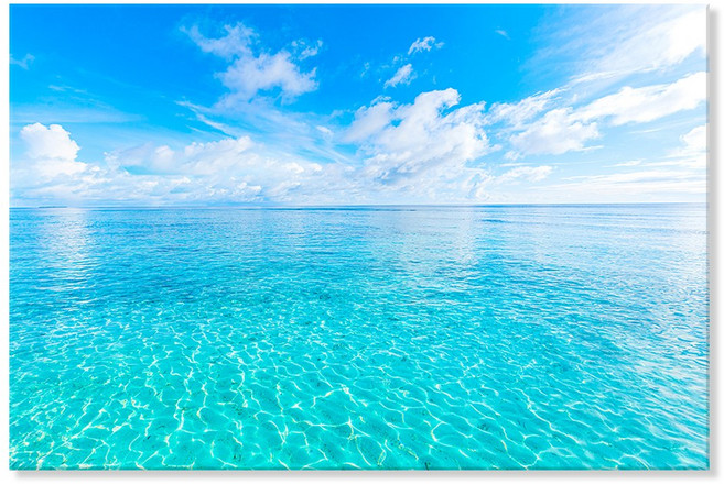 바다 물 그림 풍경 시원한 여름 바캉스 풍수 인테리어 캔버스액자, 06 다복바다