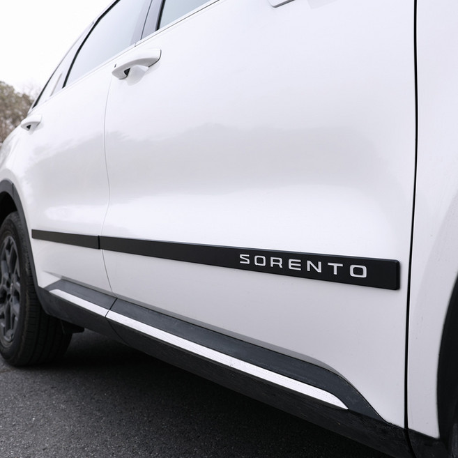 스플리터 더뉴 쏘렌토 MQ4 페이스리프트 문콕방지 도어가드 문콕방지가드, 1세트, 블랙