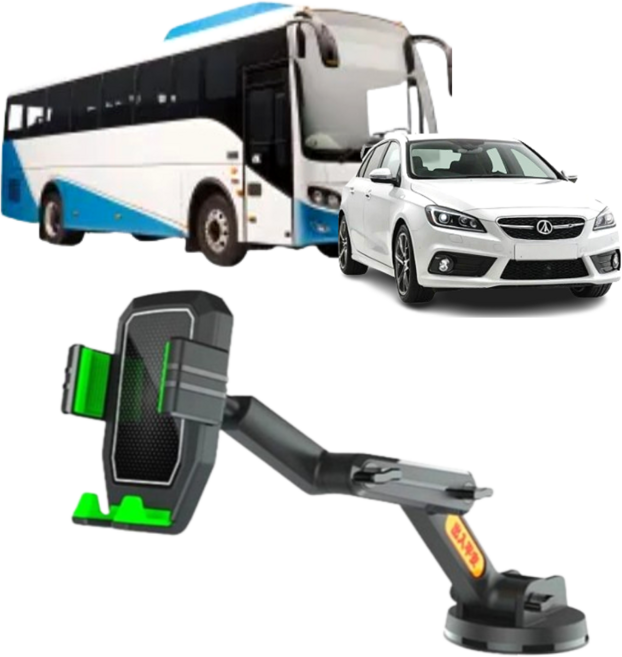 빅사이즈 DM! 버스 유리창 부착 대형 핸드폰거치대 트럭 화물차 앞유리 흡착 휴대폰거치대 대형 차량용 스마트폰 거치대, 타입2 대형거치대, 1세트