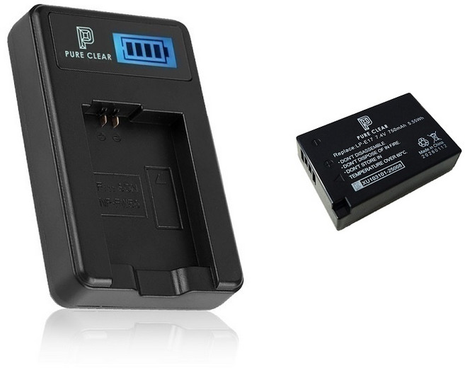 캐논 LP-E17 호환 충전기+배터리 EOS R100 R50 R8 R10 RP M6 MARK II M3 M5 M6 파워샷 V1, 1개, 캐논 LP-E17 충전기+배터리