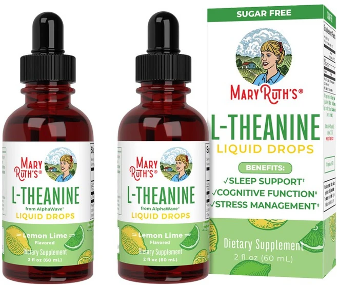 메리루스 슈가프리 어린이 엘테아닌 액상 리퀴드 드랍 60ml 2개 L-Theanine - 쿠팡