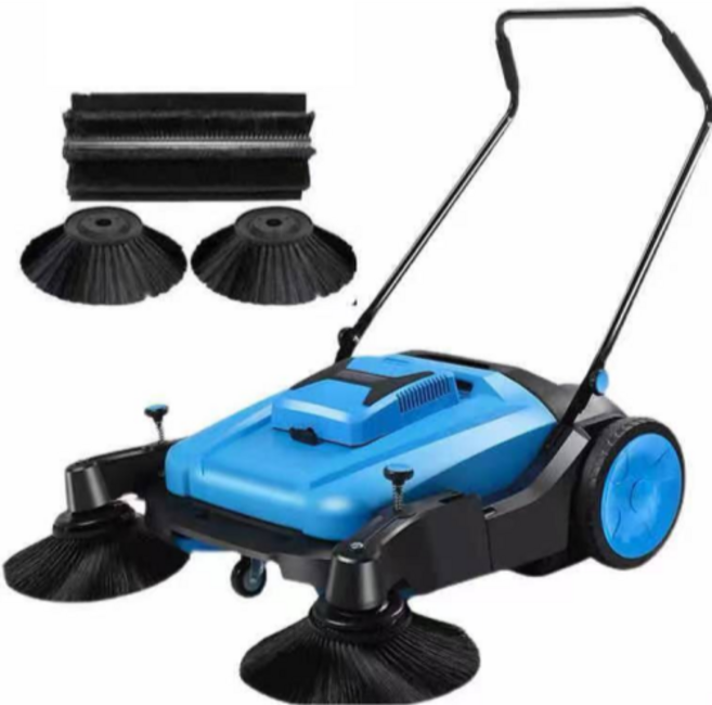 천둥이 마당새 업소용 청소기 공장용 바닥 낙엽 실외 공업용 건식 공장용 보행식 흡입기, 블루80L-폭1200mm, 블루-80L