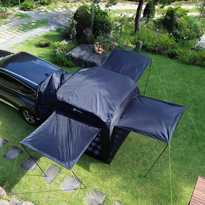 나스카피 큐브형 원터치 팝업 차박텐트, 블랙