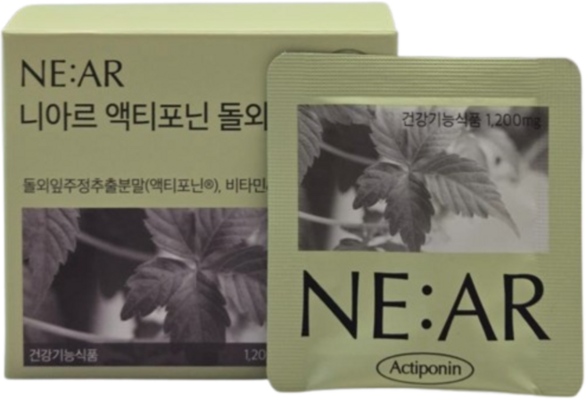 [NE : AR] 니아르 액티포닌 돌외잎, 16.8g, 2개