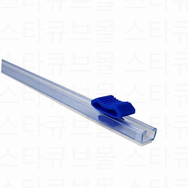 접착형 양방향 주방 랩 호일 절단기 슬라이딩 무타공 커팅기, 43cm