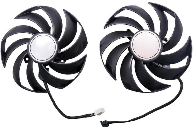 BestParts MSI RTX 3050 3060 3060TI 660 6700 게이밍 X PLD10010S12HH 40mm 4핀용 95mm 그래픽 카드 비디오 쿨링 팬 교체품, BestParts MSI RTX 3050 3060 30