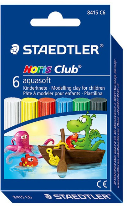 施德樓 STAEDTLER 快樂學園浮水軟陶7色組 - 德國品牌 安全無毒 色彩鮮明, 1個
