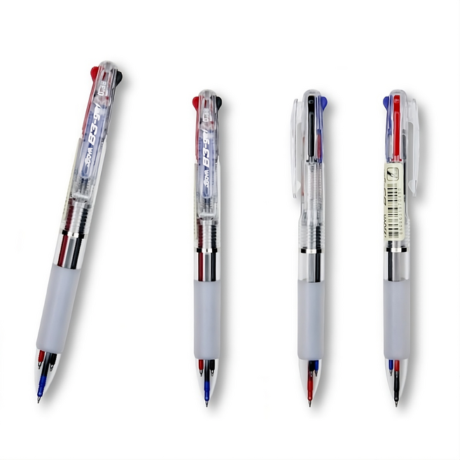 삼색 볼펜 3색 젤 잉크 중성 펜 0.38mm (10개 Set), 1개