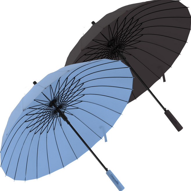 크로커다일 24살대 튼튼 대형 장우산 2개