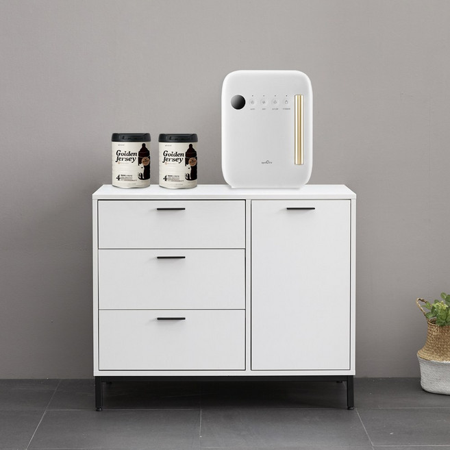 맘마존 수납장 신생아 분유존 수납장 이유식존 1000, 화이트