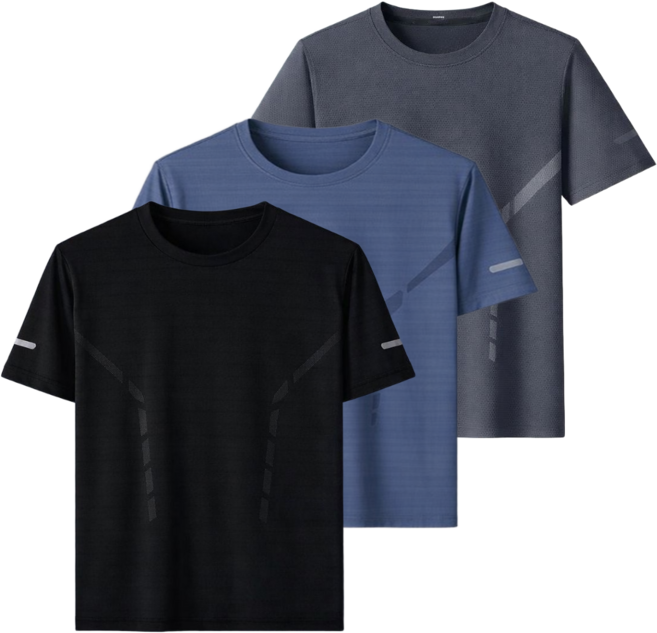 옐로우피치 남자 기능성 반팔티 여름 냉감 티셔츠 남자 반팔티 3장